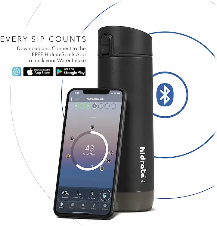 Image of Hydrate Spark 3 Smart Water Bottle￼