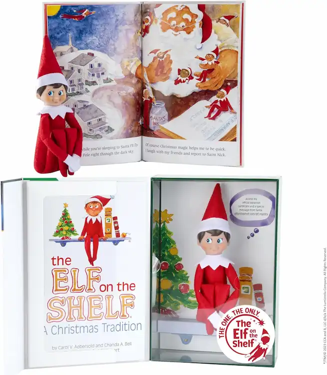 Elf on the Shelf starter pack (story book and the elf doll)